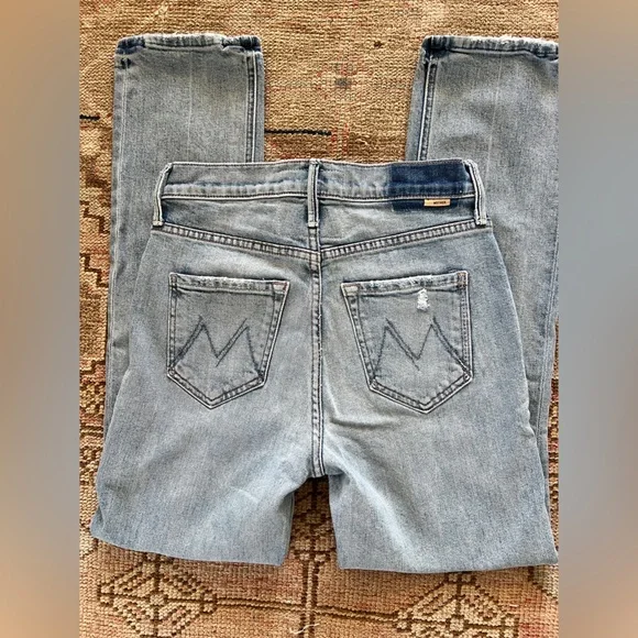 MOTHER The Dazzler Yoke Front Ankle in “Wild Calling” - Picture 4 of 7